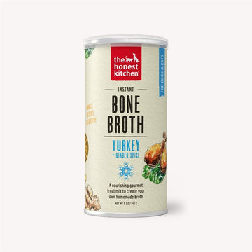 The Honest Kitchen Dog And Cat Instant Bone Broth Turkey 3.6oz.