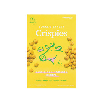 Bocces Dog Crispies Beef Liver And Cheese 10oz.