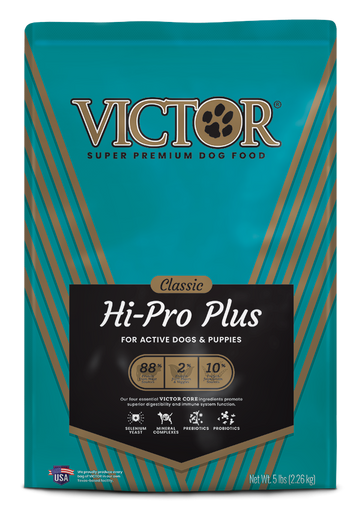 Victor Super Premium Dog Food Classic Hi-Pro Plus Dry Dog Food Beef 1ea/5 lb