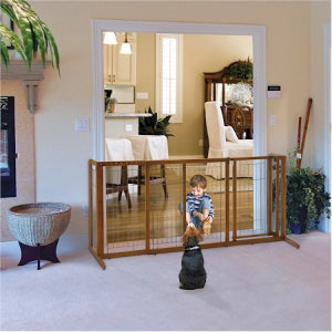 Deluxe Freestanding Pet Gate - Large