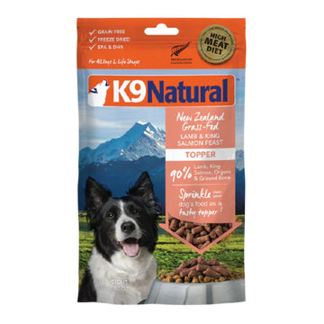 K9 Natural Dog Freeze-Dried Topper Lamb & Salmon Topper 3.5oz.