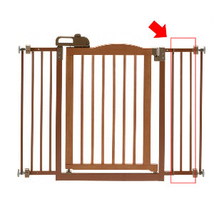 One-Touch Gate II Extension in Brown