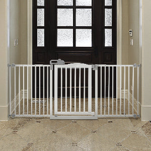 One-Touch Gate II Wide in White