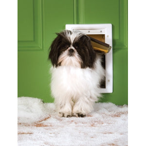 PetSafe Extreme Weather Plastic Frame Dog & Cat Door - Small - PPA00-10984